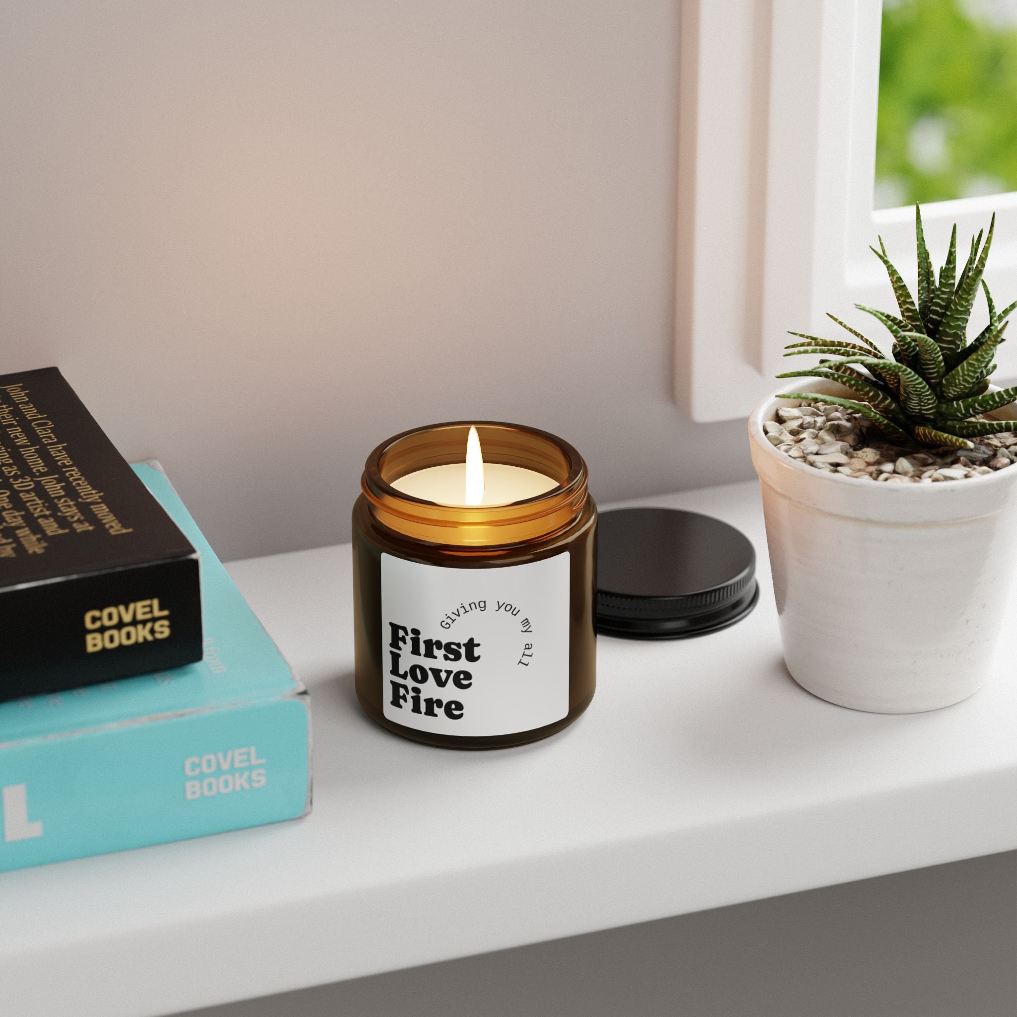 First Love Fire Scented Soy Candle