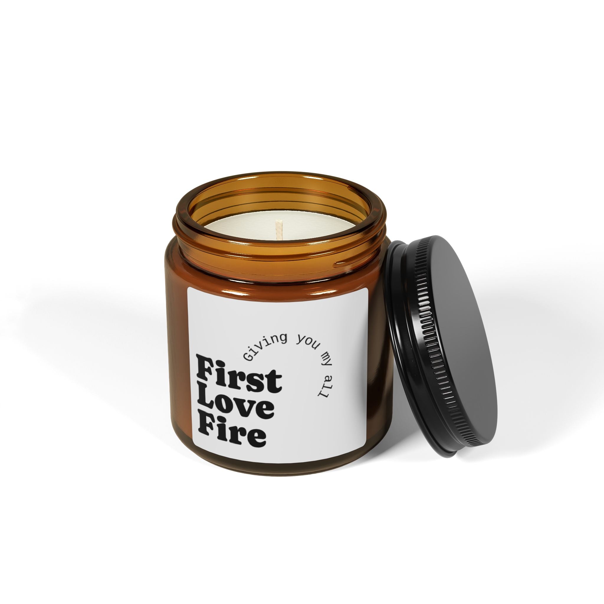 First Love Fire Scented Soy Candle