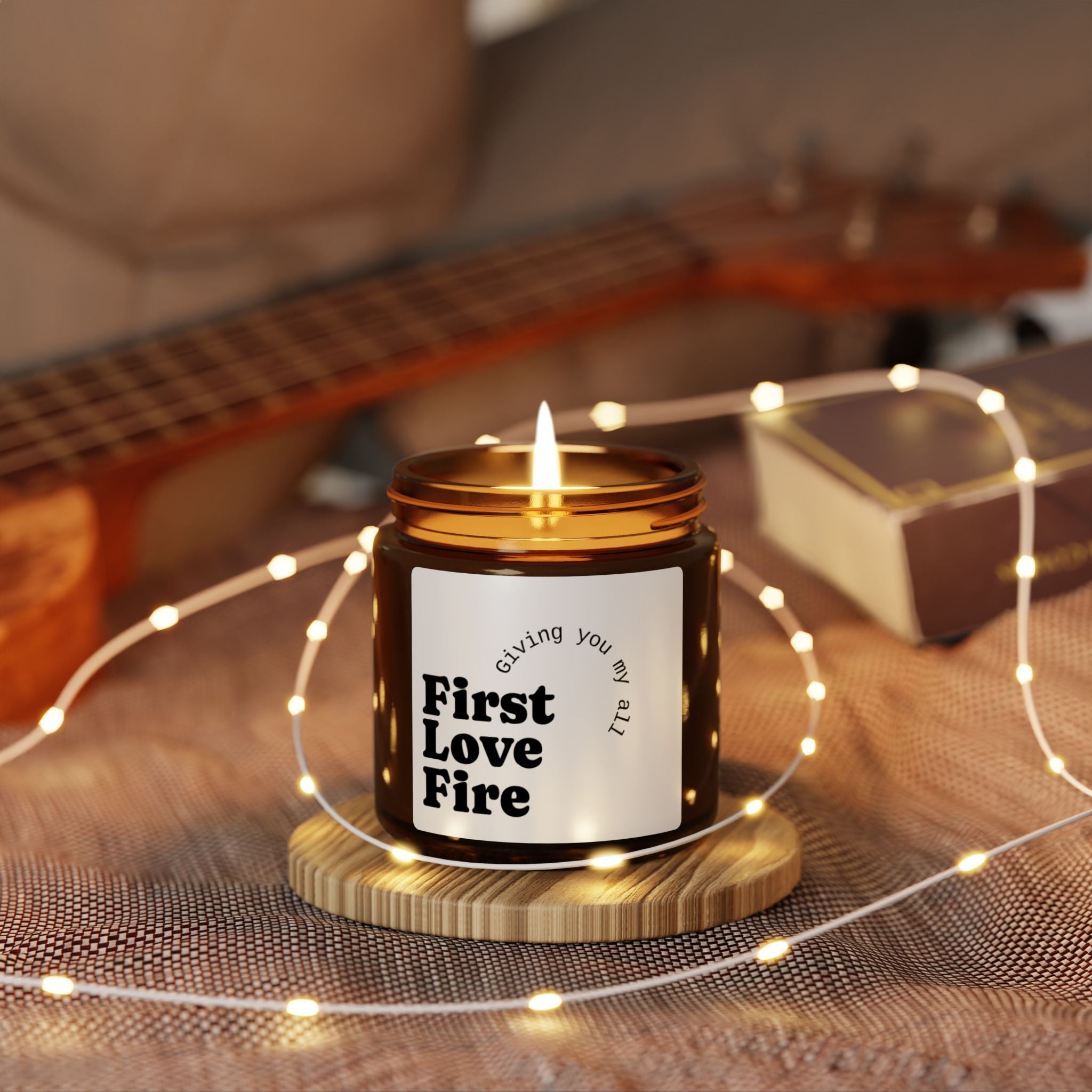 First Love Fire Scented Soy Candle